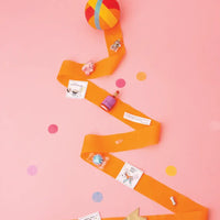 Mini Surprise Ball - Gold Metallic Stripes