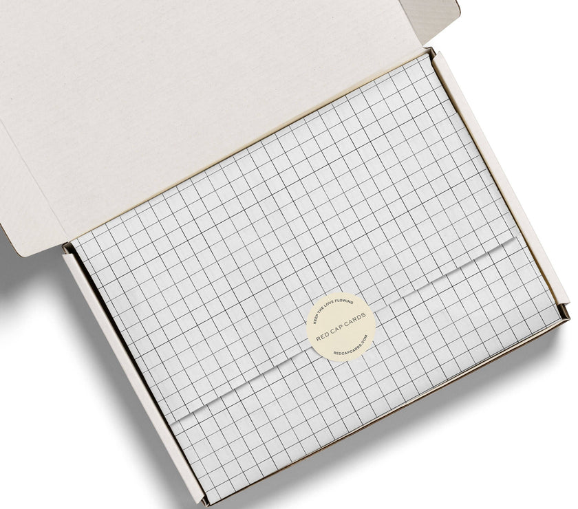 Grid Tissue Paper - 5 Sheets