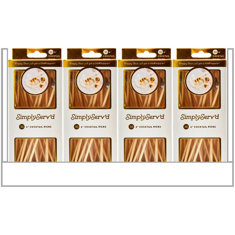Silver Ball Party Pick - 30pk