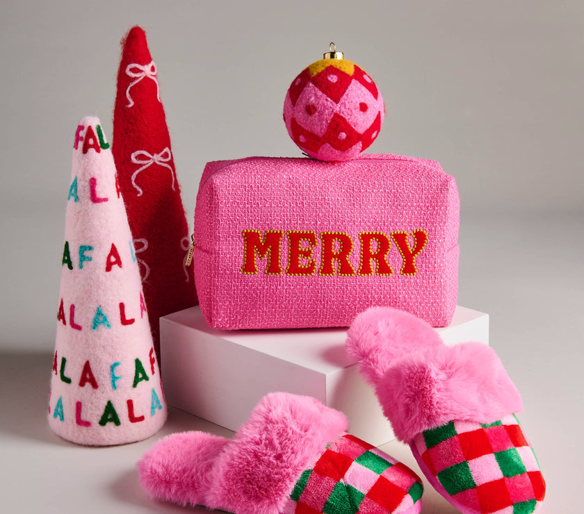 Mara Pink 'Merry' Zip Pouch