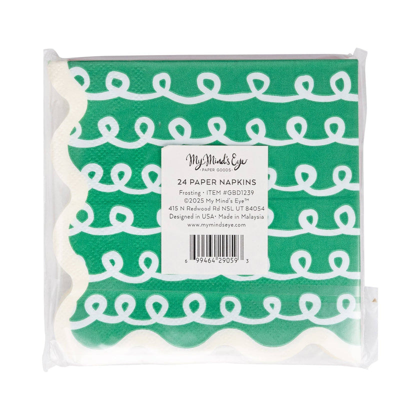 Frosting Cocktail Napkin Set - 24CT