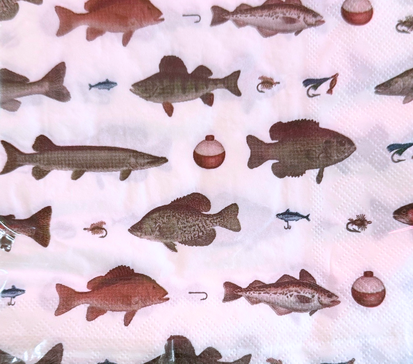 Fishing Luncheon Paper Napkins - 20CT