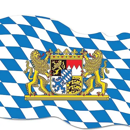 Bavarian Flag Cutout