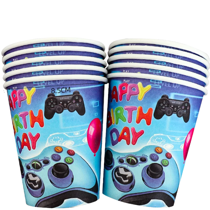 Gamer Boy Paper Cups - 10CT