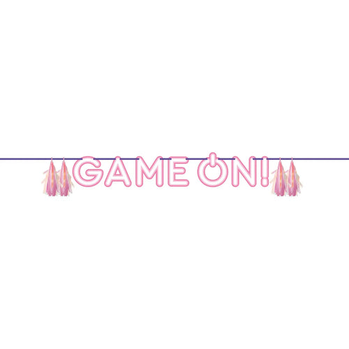 Gamer Girl Game On Banner