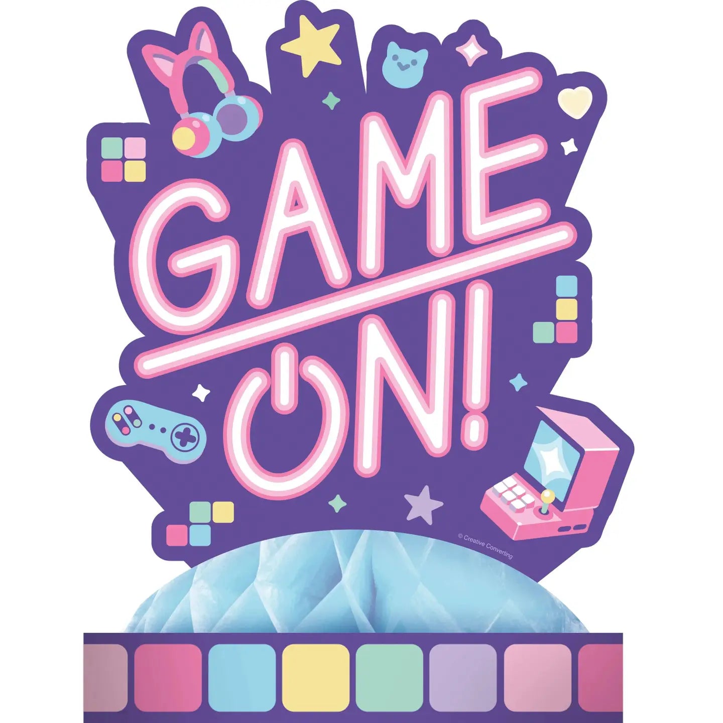 Gamer Girl Table Centerpiece