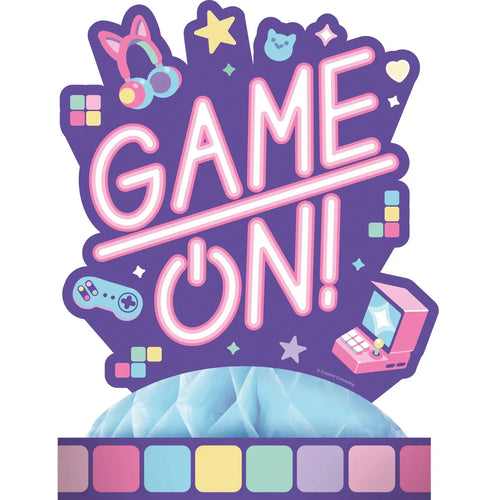 Gamer Girl Table Centerpiece