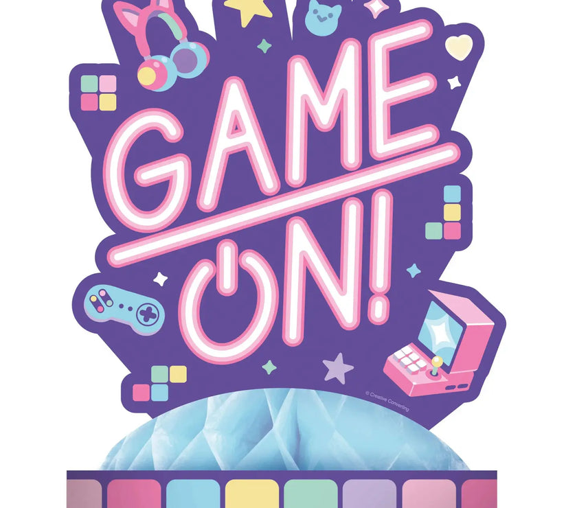 Gamer Girl Table Centerpiece