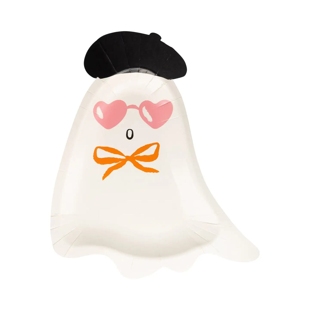 Boo La La Ghost Shaped Paper Plates 8CT