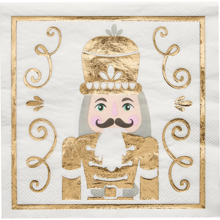 Gilded Nutcracker Luncheon Napkin 20CT