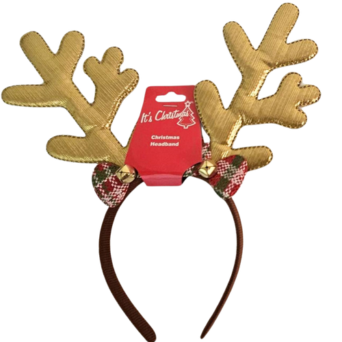 Gold Reindeer Antlers