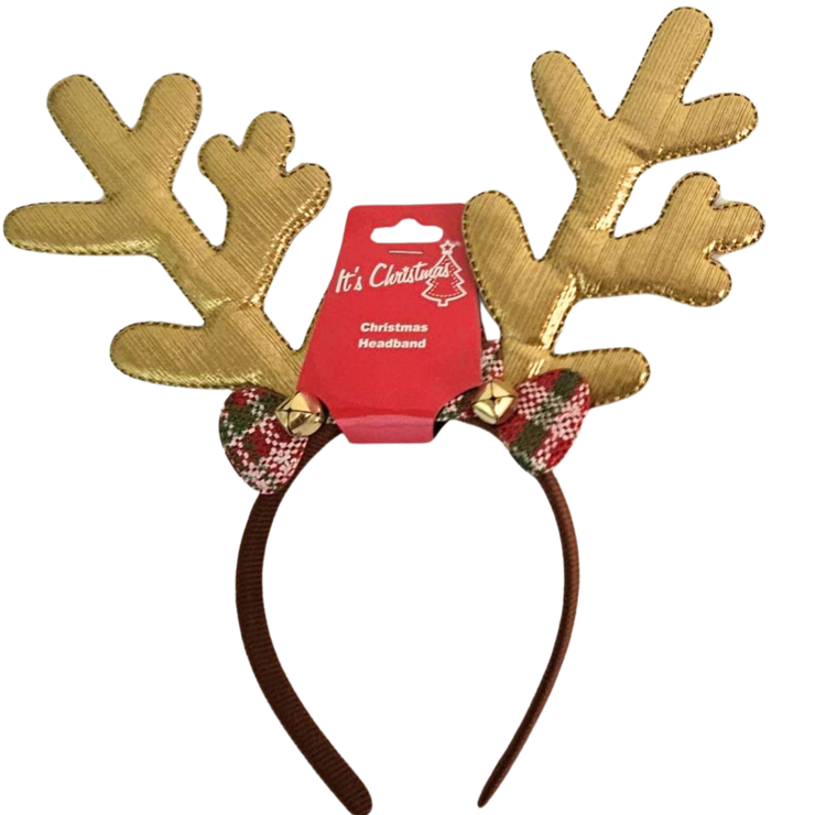 Gold Reindeer Antlers