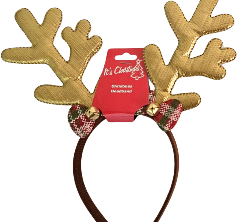 Gold Reindeer Antlers