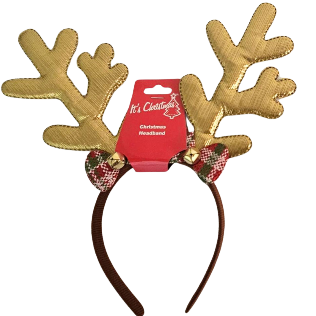 Gold Reindeer Antlers