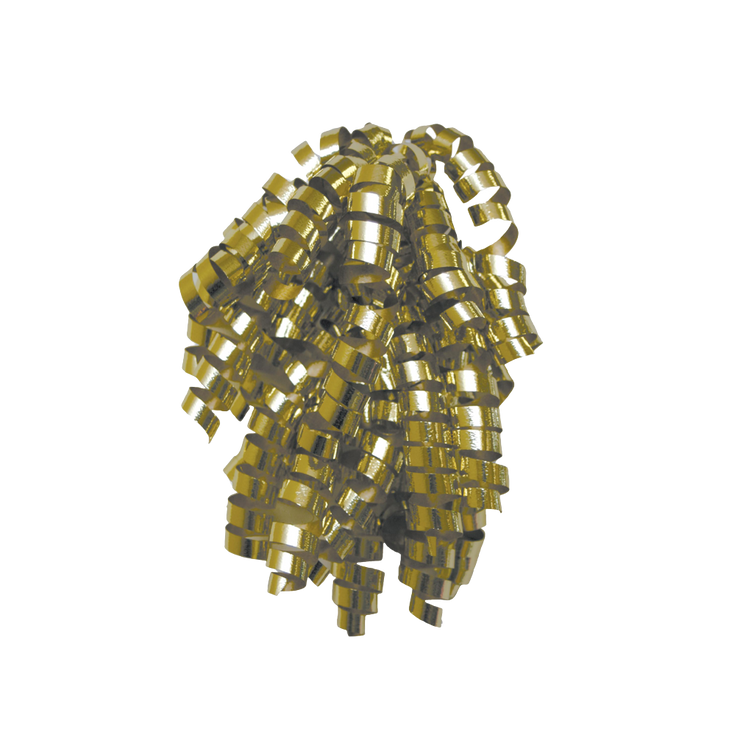 Gold Curly Ribbon