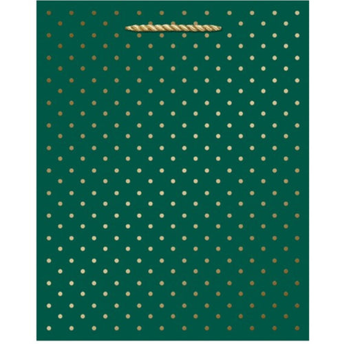 Swiss Dots Medium Gift Bag - Green