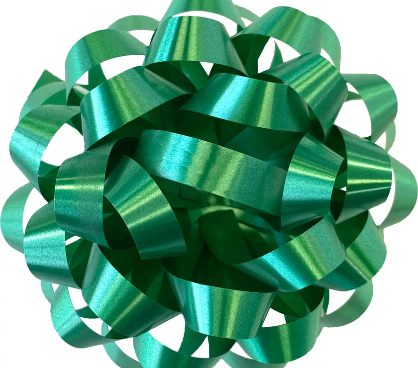 5" Green Bow