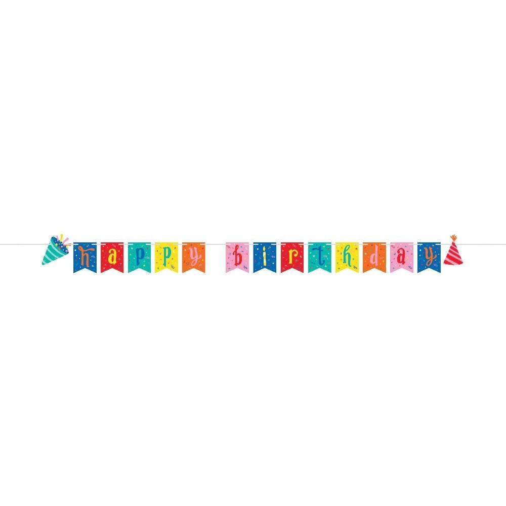 Hats Off Happy Birthday Banner
