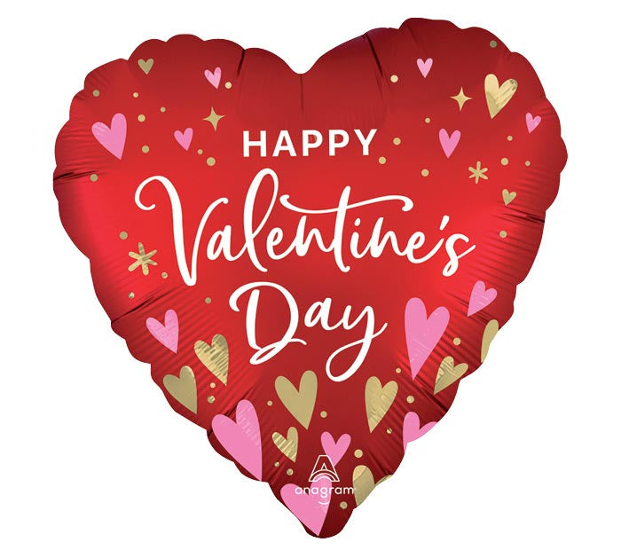 Satin Heartfelt Elegance 18" Mylar Balloon