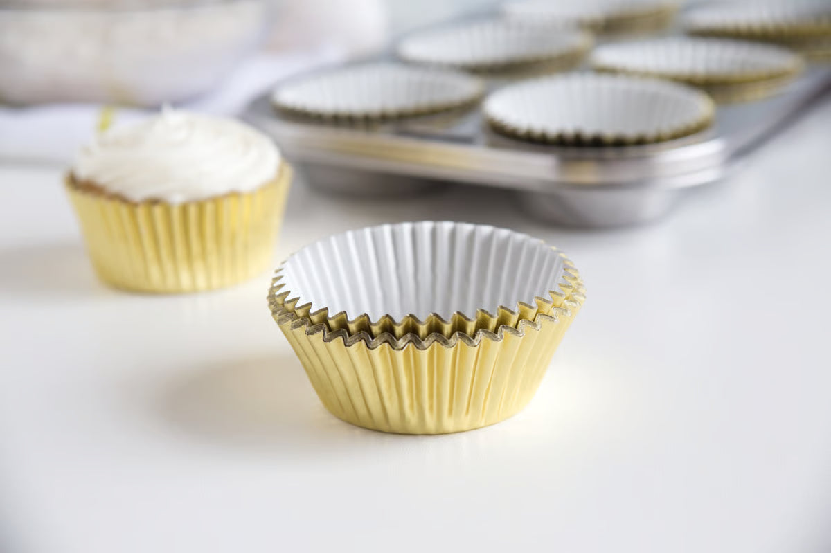 Gold Foil Cupcake Liners - 32CT