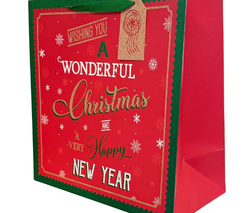 Christmas Jumbo Postage Gift Bag