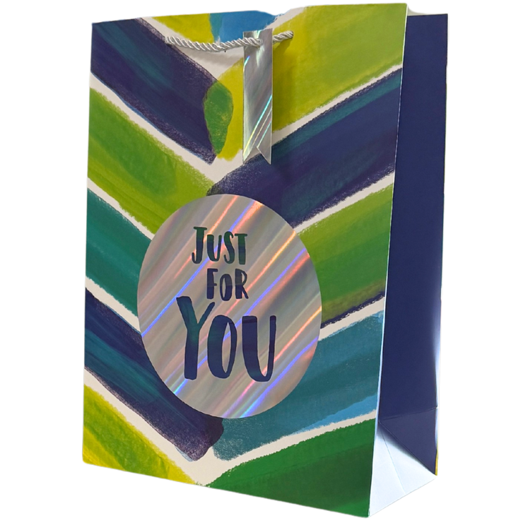 Just For You Iridescent Large Gift Bag