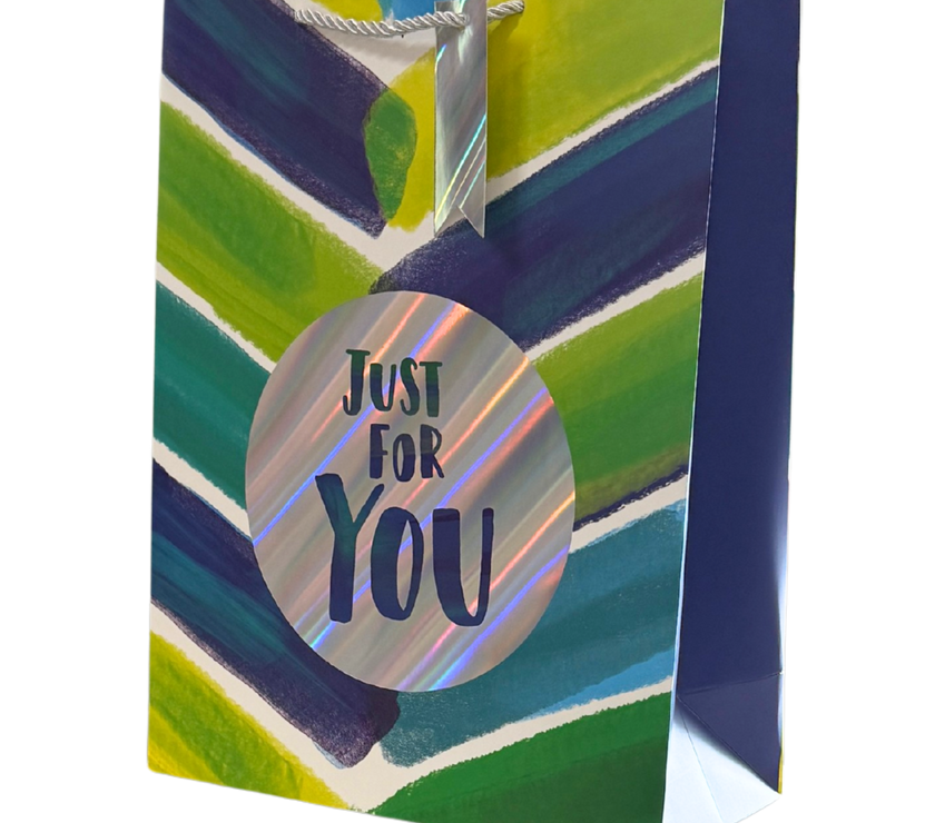 Just For You Iridescent Large Gift Bag