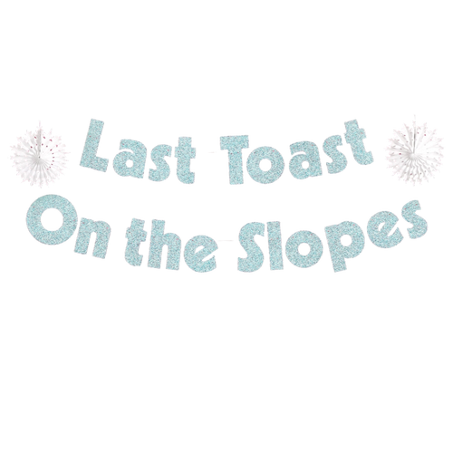 Last Toast On the Slopes Banner