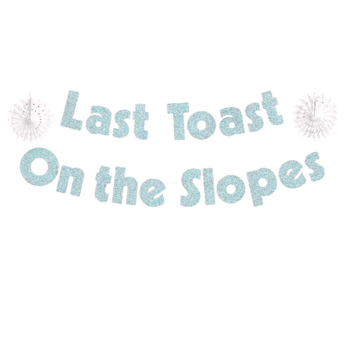 Last Toast On the Slopes Banner