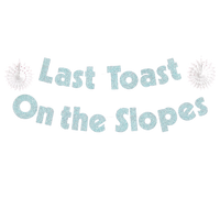 Last Toast On the Slopes Banner