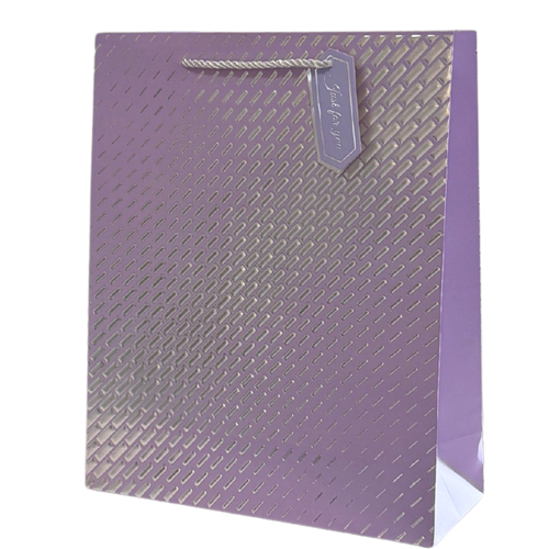 Lavender and Silver Large Gift Bag
