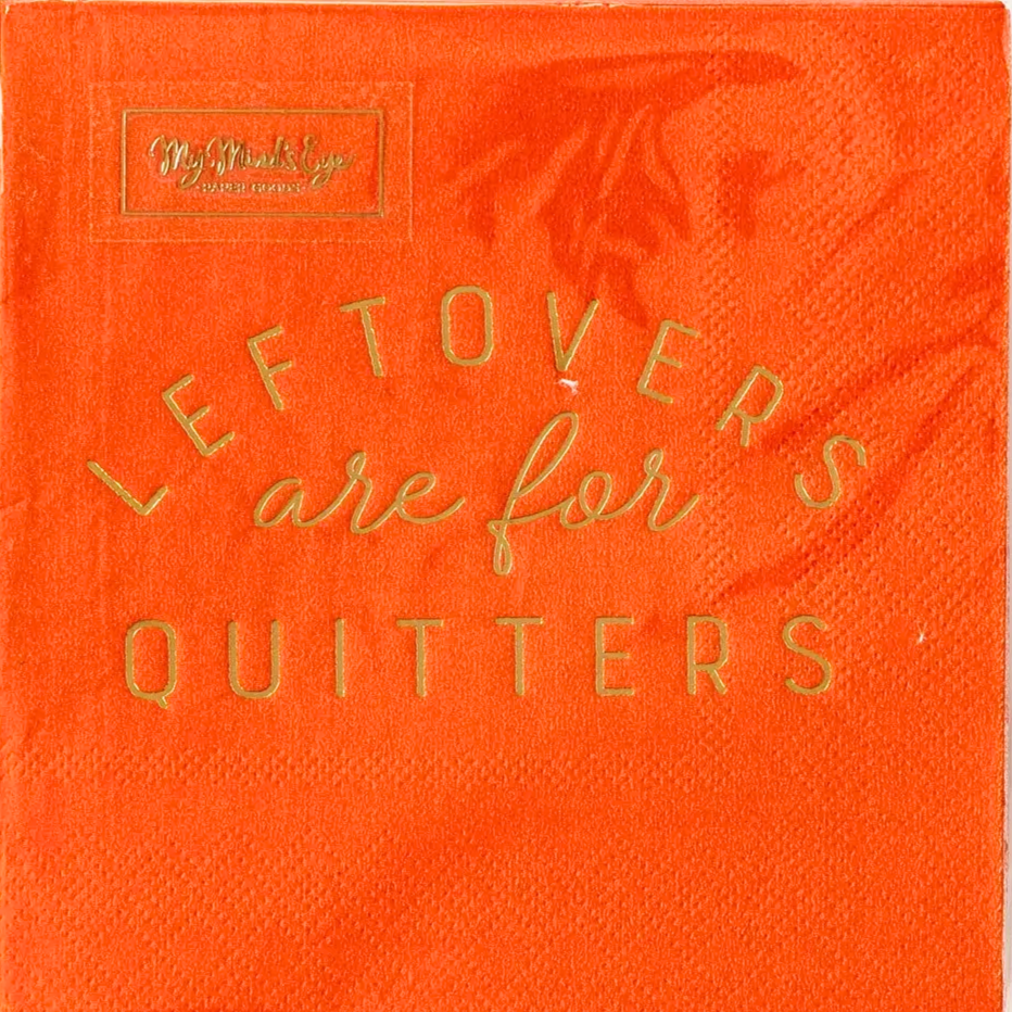 Harvest Leftovers Cocktail Napkin