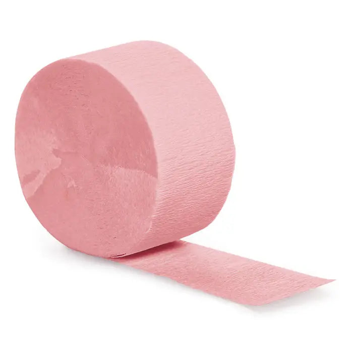 Light Pink Crepe Paper Streamer