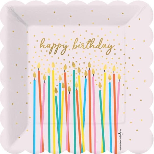 Make a Wish Dessert Plates 8CT