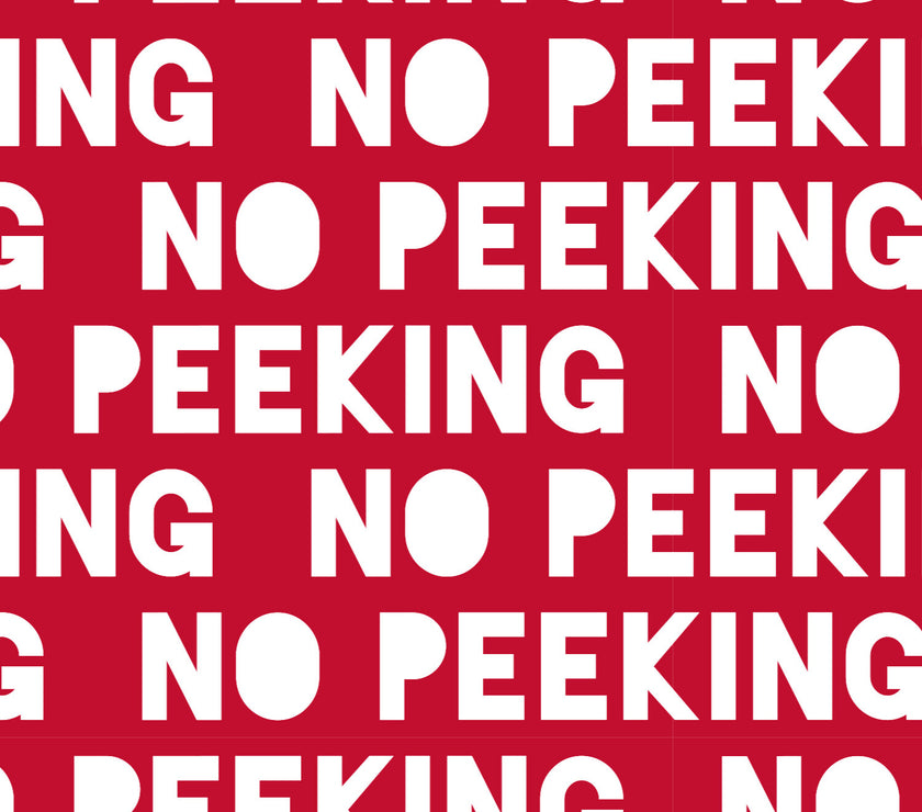 No Peeking Tissue Paper