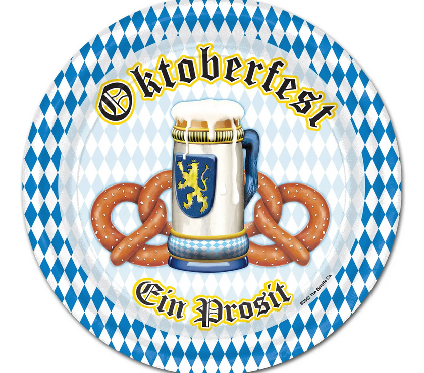 Oktoberfest 9" Plates 8CT