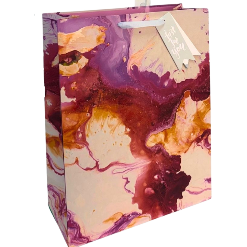 Pink Watercolor Small Gift Bag