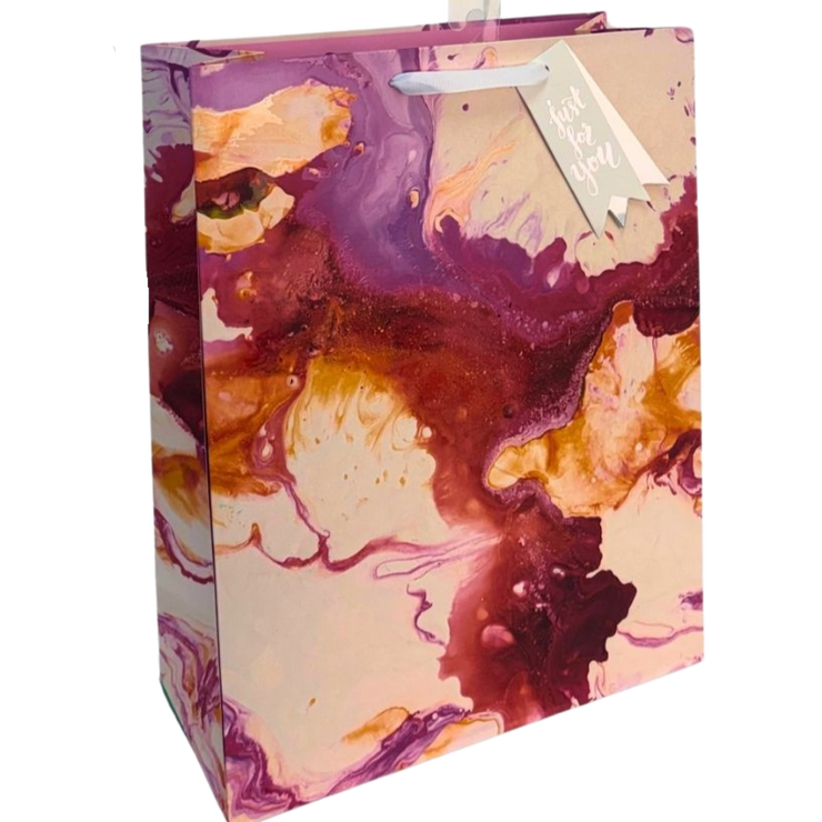 Pink Watercolor Small Gift Bag