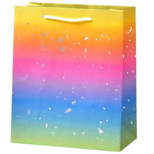 Ombre Rainbow Fleck Medium Gift Bag