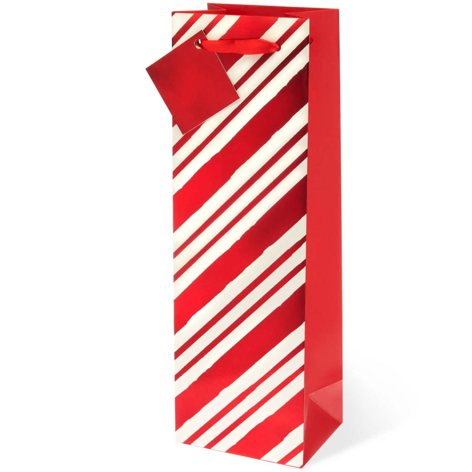 Candy Stripe Wine Bag