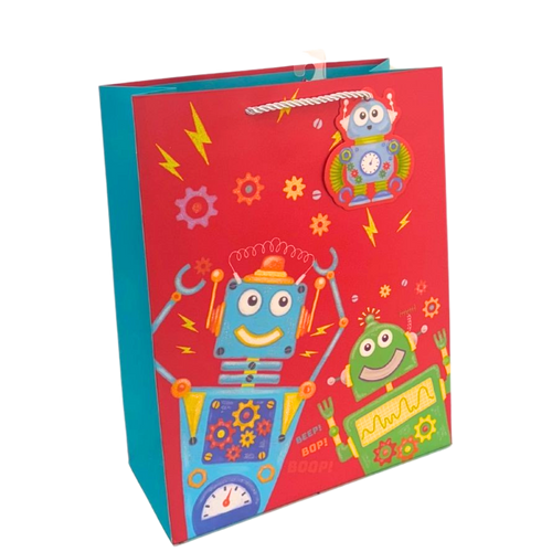 Robot Large Gift Bag
