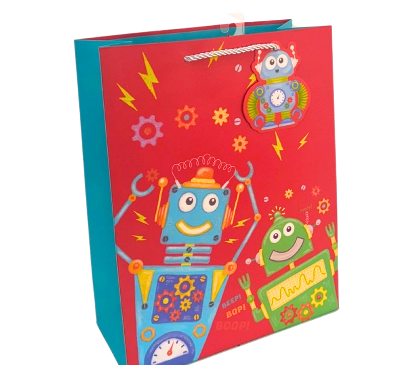 Robot Large Gift Bag