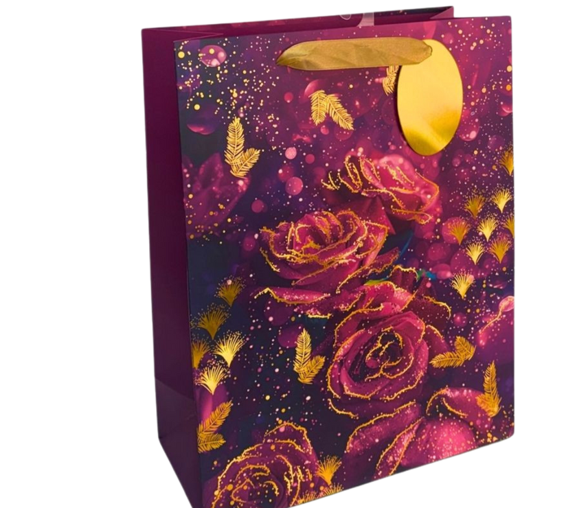 Rose Gold Foil Large Gift Bag