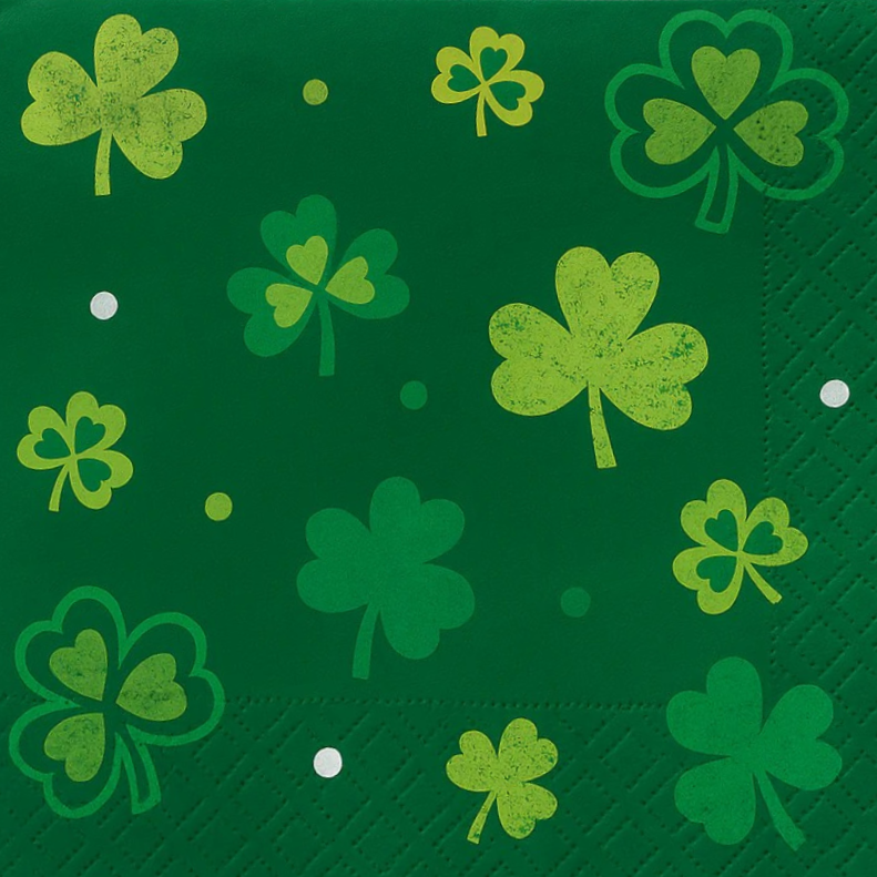 Shamrock Luncheon Napkins - 16CT