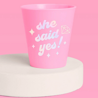 She Said Yes! Shots - 12 matte 2 oz shot glasses