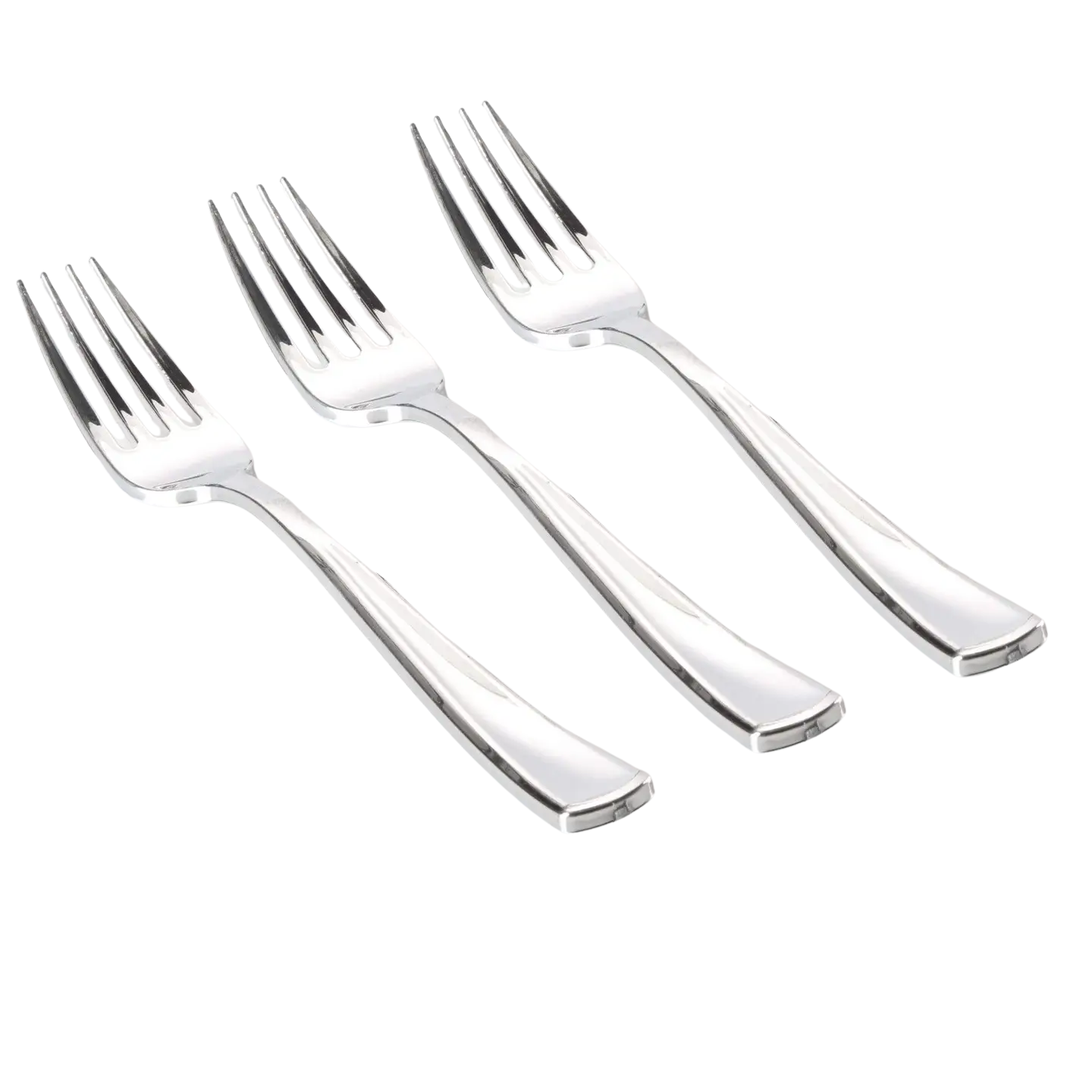 Classic Silver Plastic Forks 20CT