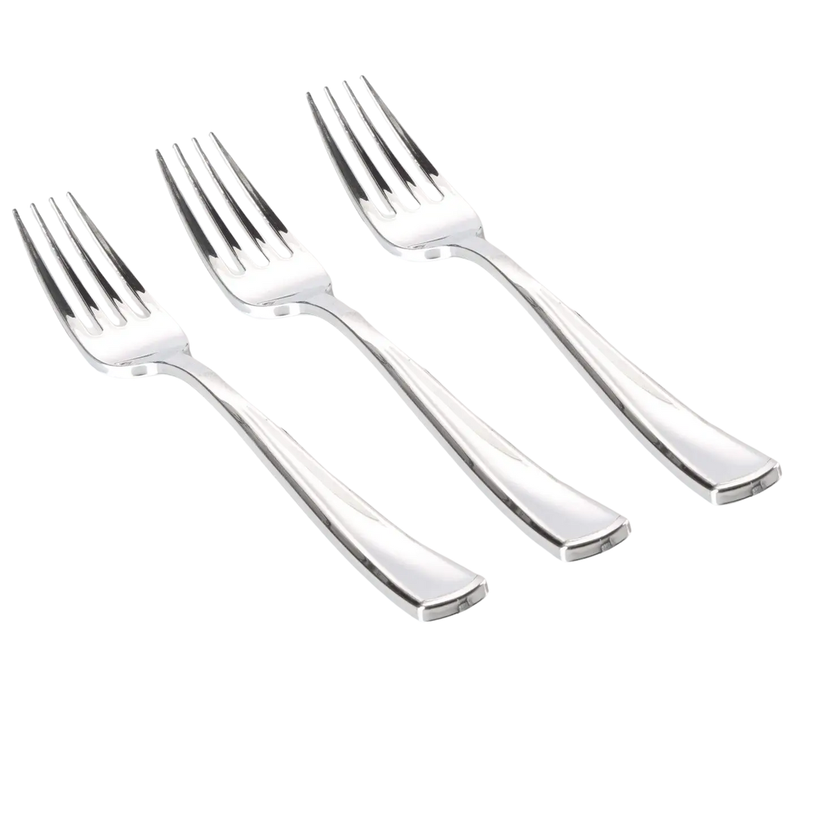 Classic Silver Plastic Forks 20CT