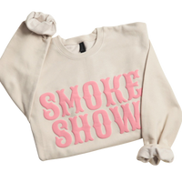 'Smoke Show' Bold Puff Sweatshirt
