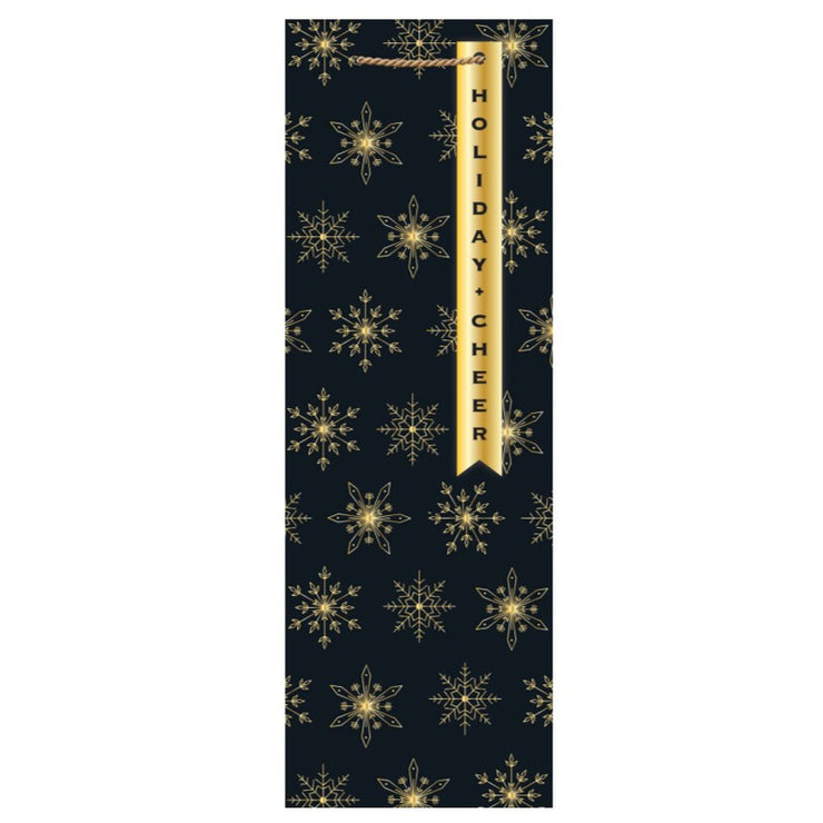 Luxe Lodge - Snowflake Bottle Bag