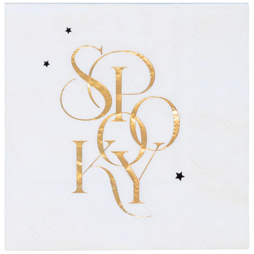 Spooky White Cocktail Napkins 20CT